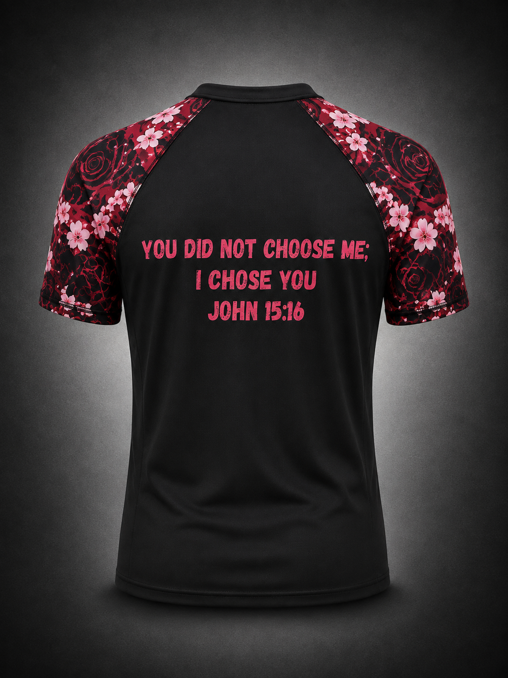 Maroon Floral Rash Guard