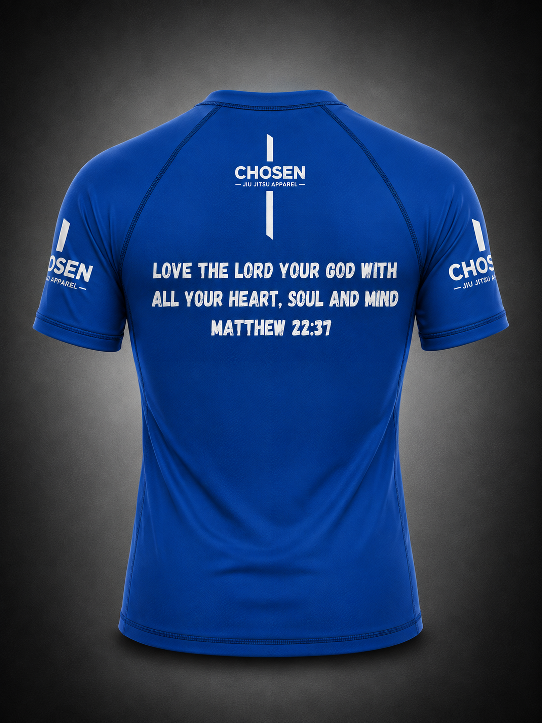 Jesus First Blue Rash Guard
